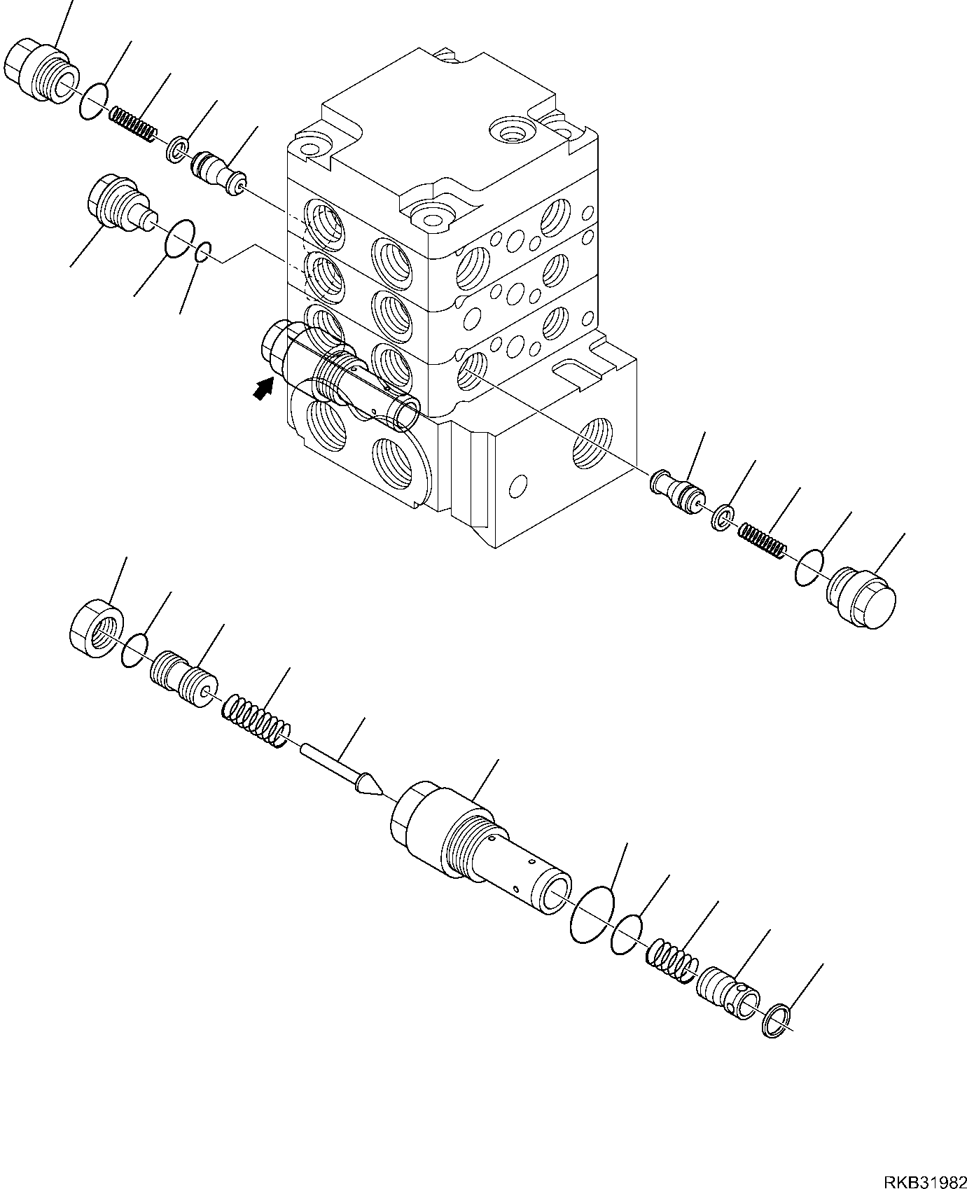 Skid Steer Loaders Komatsu / SK818-5 S/N 37BF50111-Up(sk818_a) / CONTROL VALVE (FLOAT) (10/11)(F-6269 : 6269)