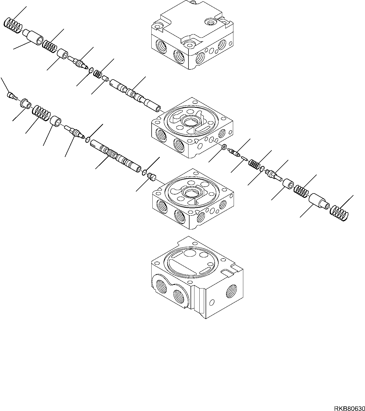 Skid Steer Loaders Komatsu / SK818-5 S/N 37BF50111-Up(sk818_a) / CONTROL VALVE (FLOAT) (2/11)(F-6281 : 6281)