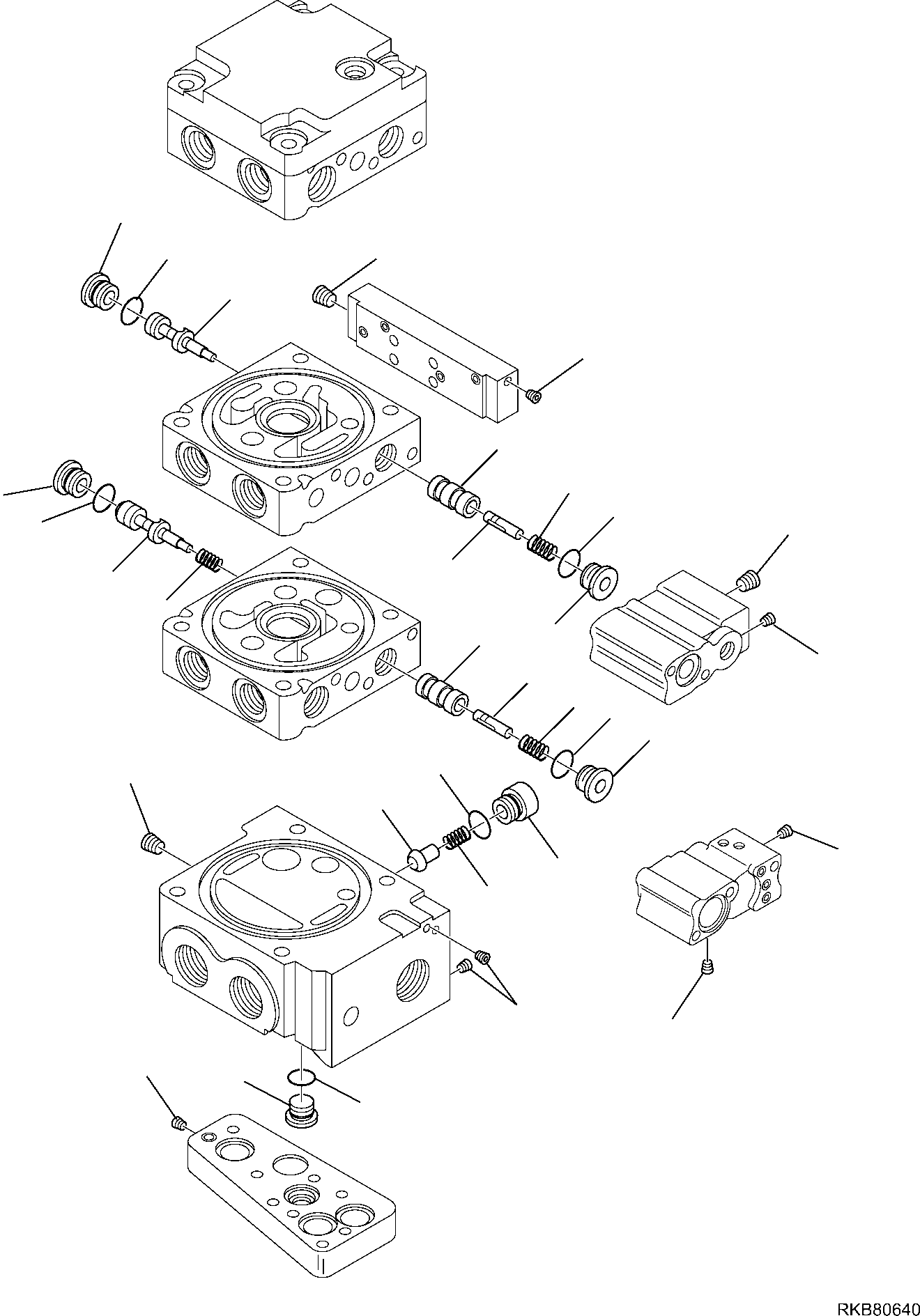 Skid Steer Loaders Komatsu / SK818-5 S/N 37BF50111-Up(sk818_a) / CONTROL VALVE (FLOAT) (5/11)(F-6284 : 6284)