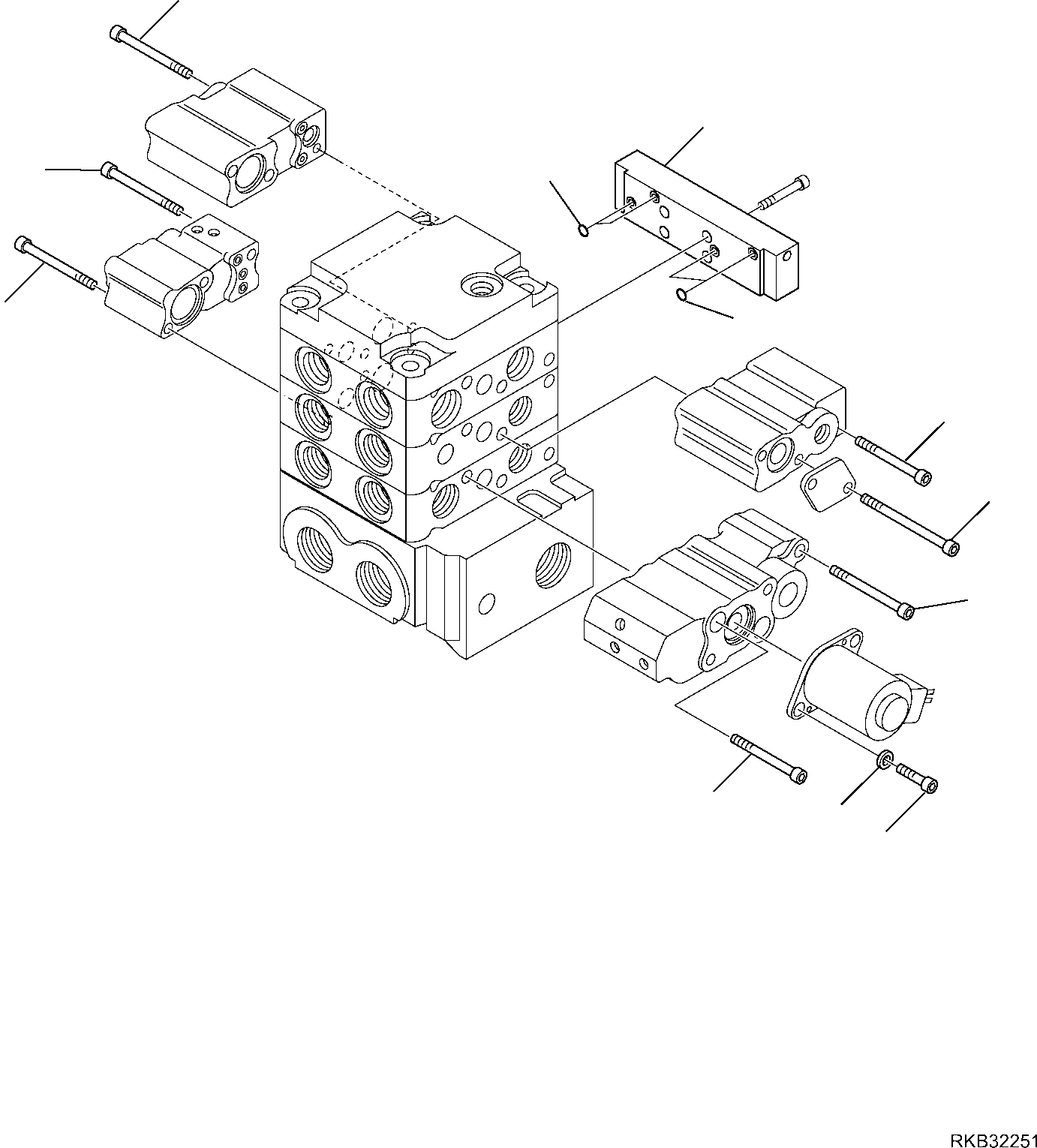 Skid Steer Loaders Komatsu / SK818-5 S/N 37BF50111-Up(sk818_a) / CONTROL VALVE (FLOAT) (8/11)(F-6287 : 6287)