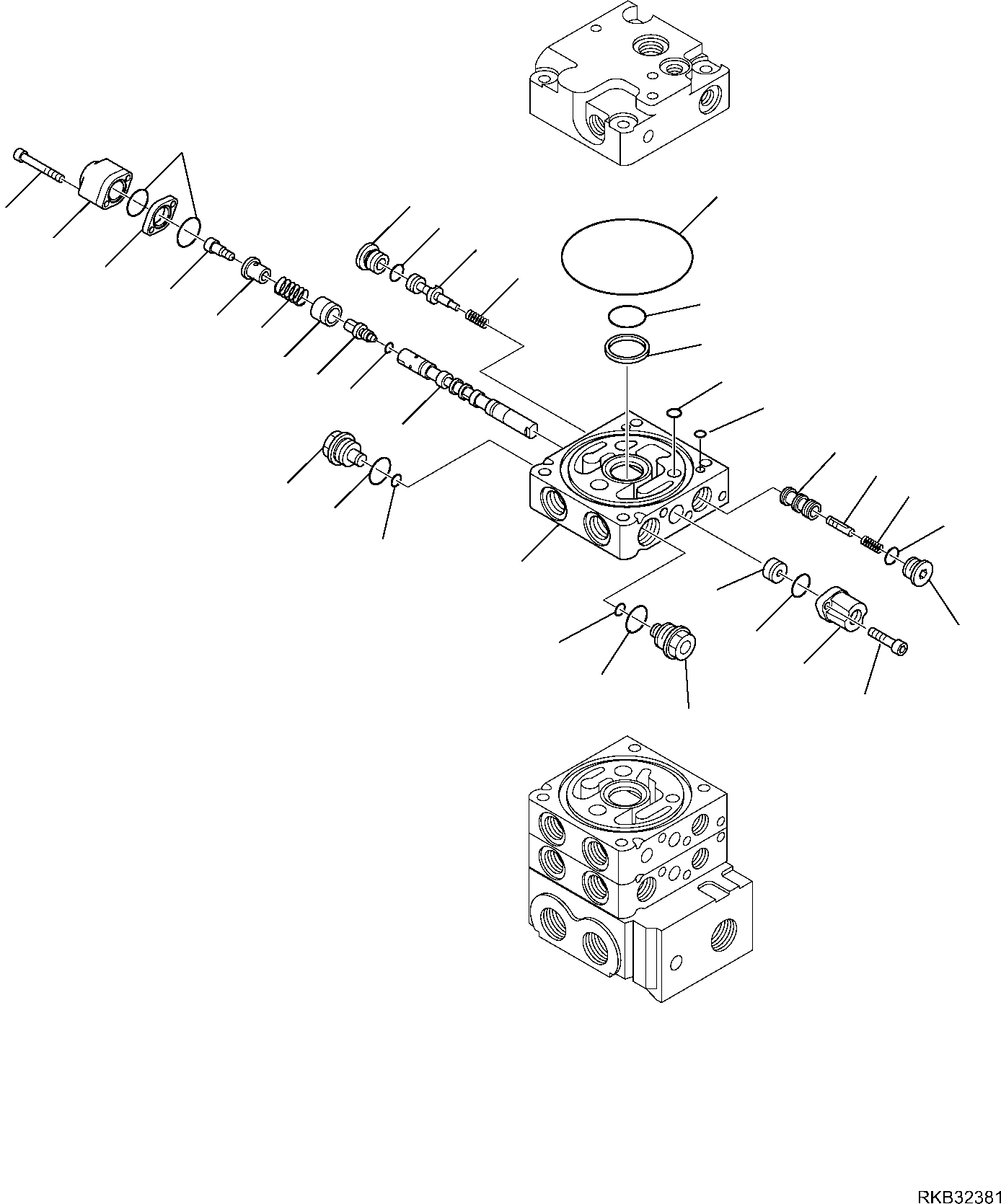 Skid Steer Loaders Komatsu / SK818-5 S/N 37BF50111-Up(sk818_a) / CONTROL VALVE (HIGH FLOW) (11/11)(F-6330 : 6330)
