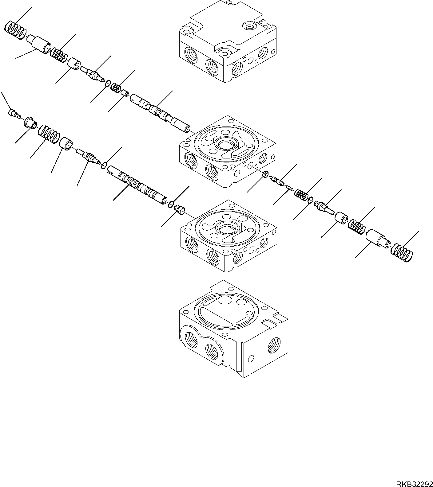Skid Steer Loaders Komatsu / SK818-5 S/N 37BF50111-Up(sk818_a) / CONTROL VALVE (HIGH FLOW) (2/11)(F-6321 : 6321)