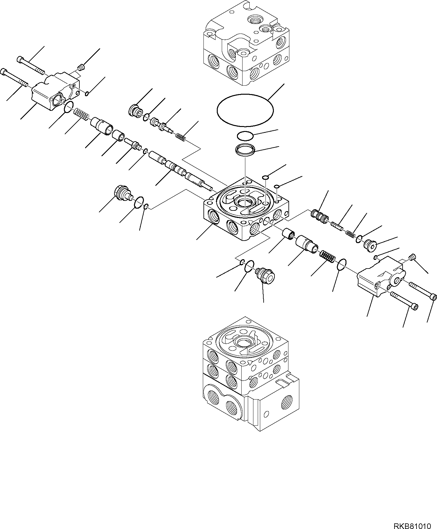 Skid Steer Loaders Komatsu / SK818-5 S/N 37BF50111-Up(sk818_a) / CONTROL VALVE (SUPER HIGH FLOW) (11/13)(F-6370 : 6370)