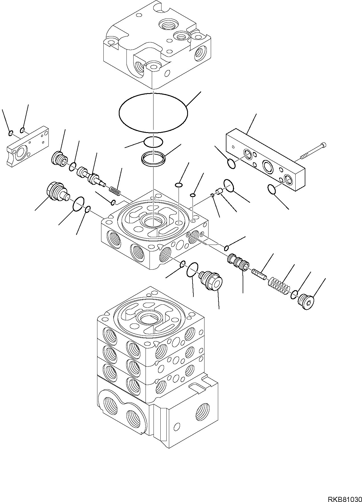 Skid Steer Loaders Komatsu / SK818-5 S/N 37BF50111-Up(sk818_a) / CONTROL VALVE (SUPER HIGH FLOW) (13/13)(F-6352 : 6352)