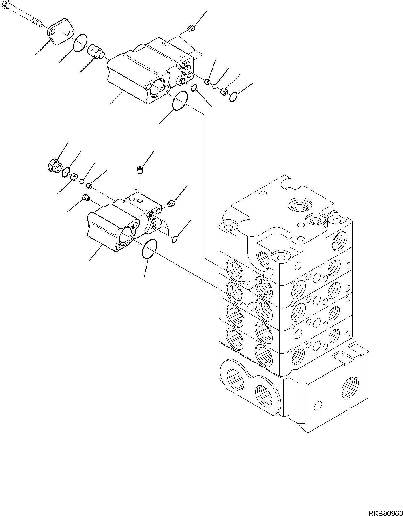 Skid Steer Loaders Komatsu / SK818-5 S/N 37BF50111-Up(sk818_a) / CONTROL VALVE (SUPER HIGH FLOW) (6/13)(F-6365 : 6365)