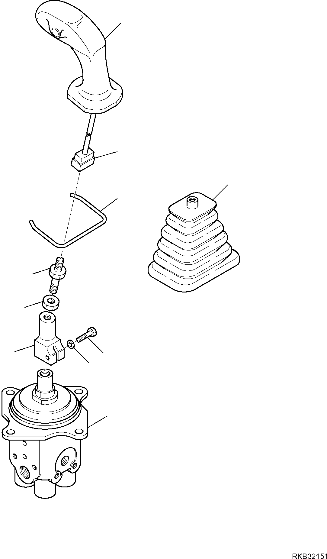 Skid Steer Loaders Komatsu / SK818-5 S/N 37BF50111-Up(sk818_a) / PPC VALVE, L.H. (4 SWITCH) (PATTERN CHANGE)(F-6423 : 6423)