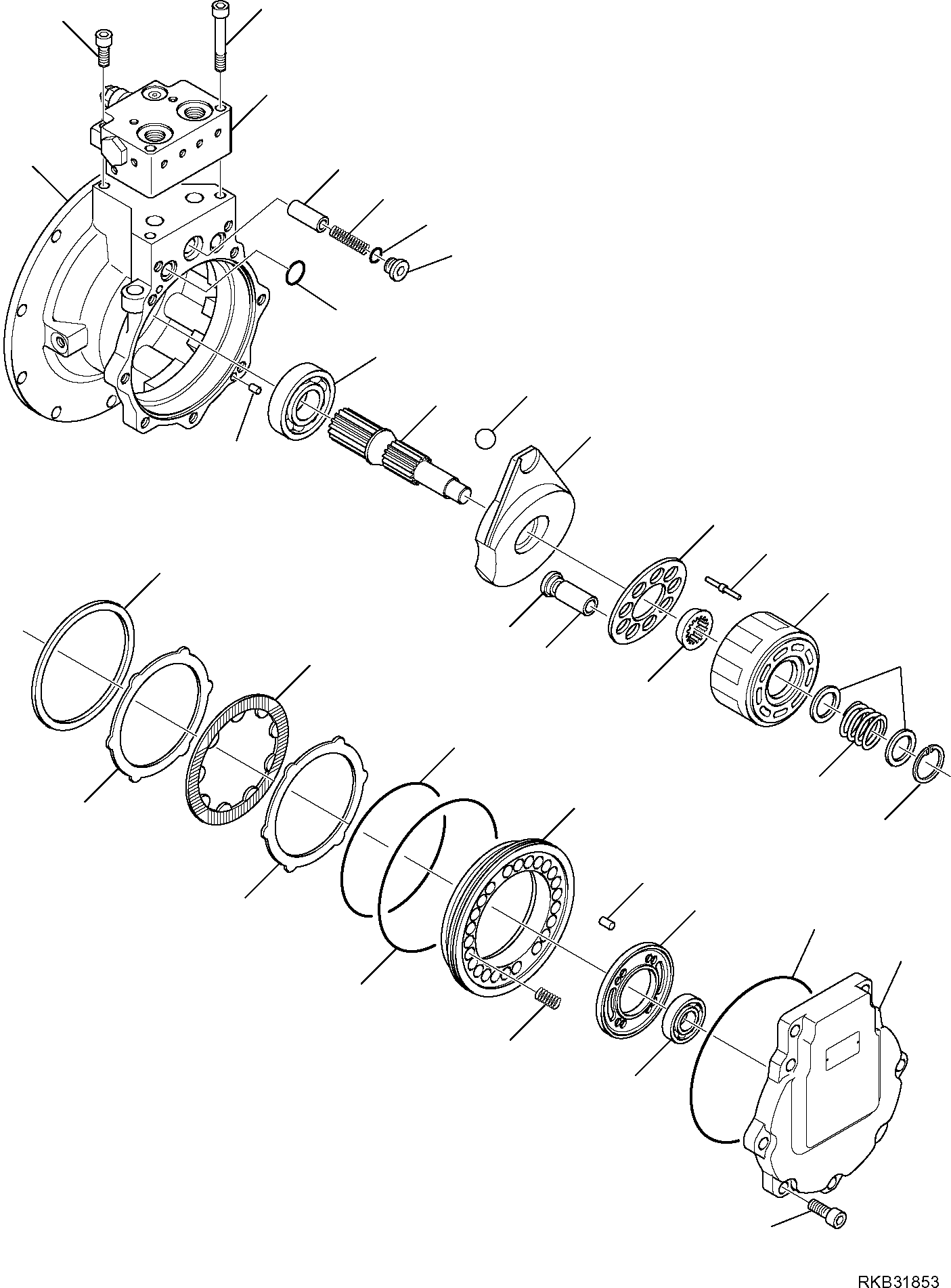 Skid Steer Loaders Komatsu / SK818-5 S/N 37BF50111-Up(sk818_a) / TRAVEL MOTOR (2/4)(F-6433 : 6433)