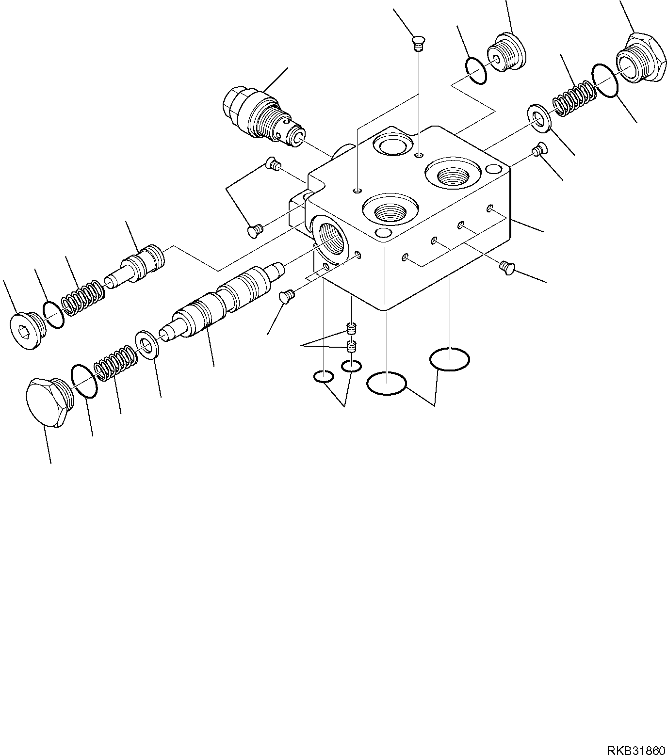 Skid Steer Loaders Komatsu / SK818-5 S/N 37BF50111-Up(sk818_a) / TRAVEL MOTOR (3/4)(F-6435 : 6435)