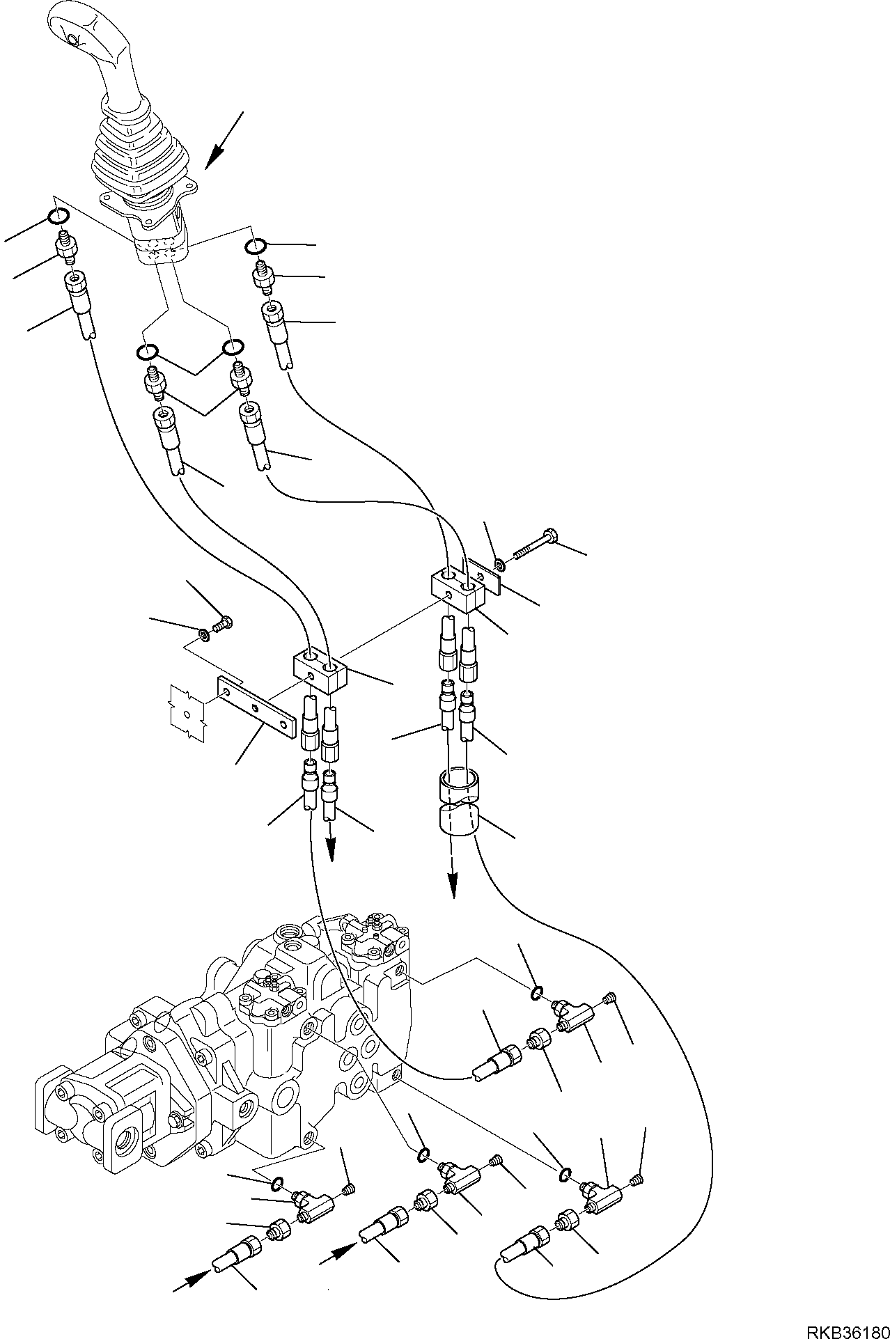 Skid Steer Loaders Komatsu / SK818-5 S/N 37BF50111-Up(sk818_a) / L.H. SERVOCONTROL(F-6560 : 6560)