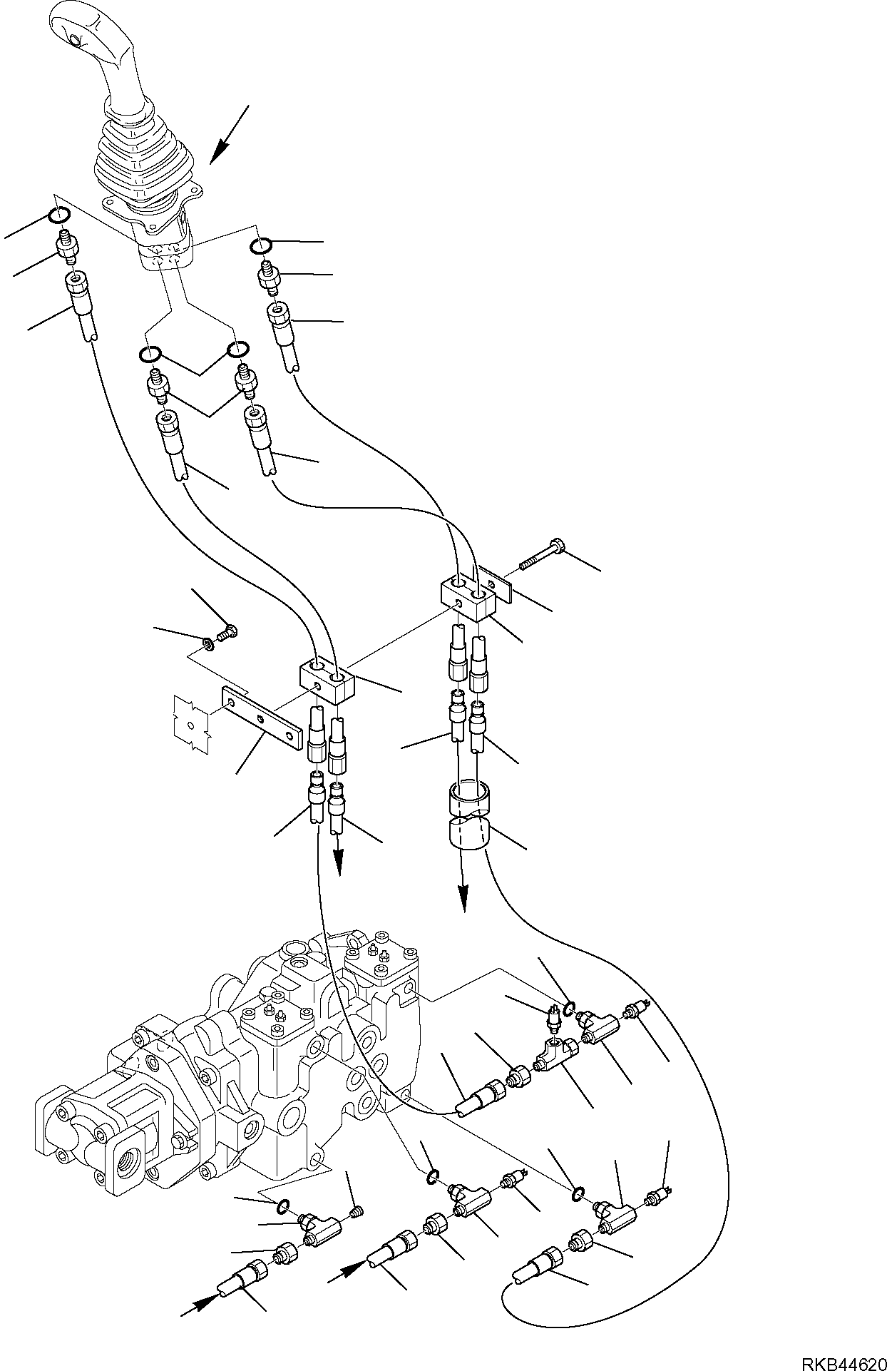 Skid Steer Loaders Komatsu / SK818-5 S/N 37BF50111-Up(sk818_a) / L.H. SERVOCONTROL (FOR ROAD HOMOLOGATION AND REVERSE HORN)(F-6564 : 6564)