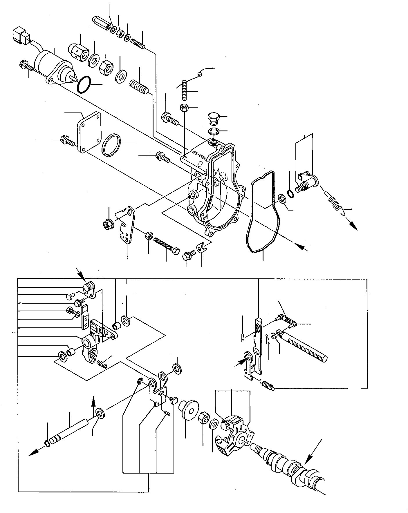 Skid Steer Loaders Komatsu / SK818-5 USA S/N 37BF50003-Up(sk818a) / GOVERNOR(A-0100 : 0407)