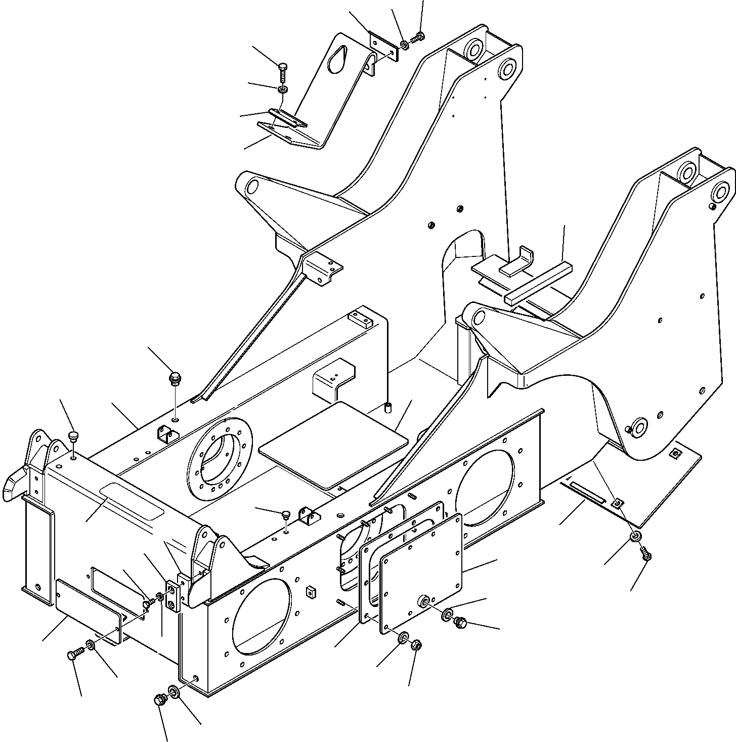 Skid Steer Loaders Komatsu / SK818-5 USA S/N 37BF50003-Up(sk818a) / FRAME(C-0010 : 3000)