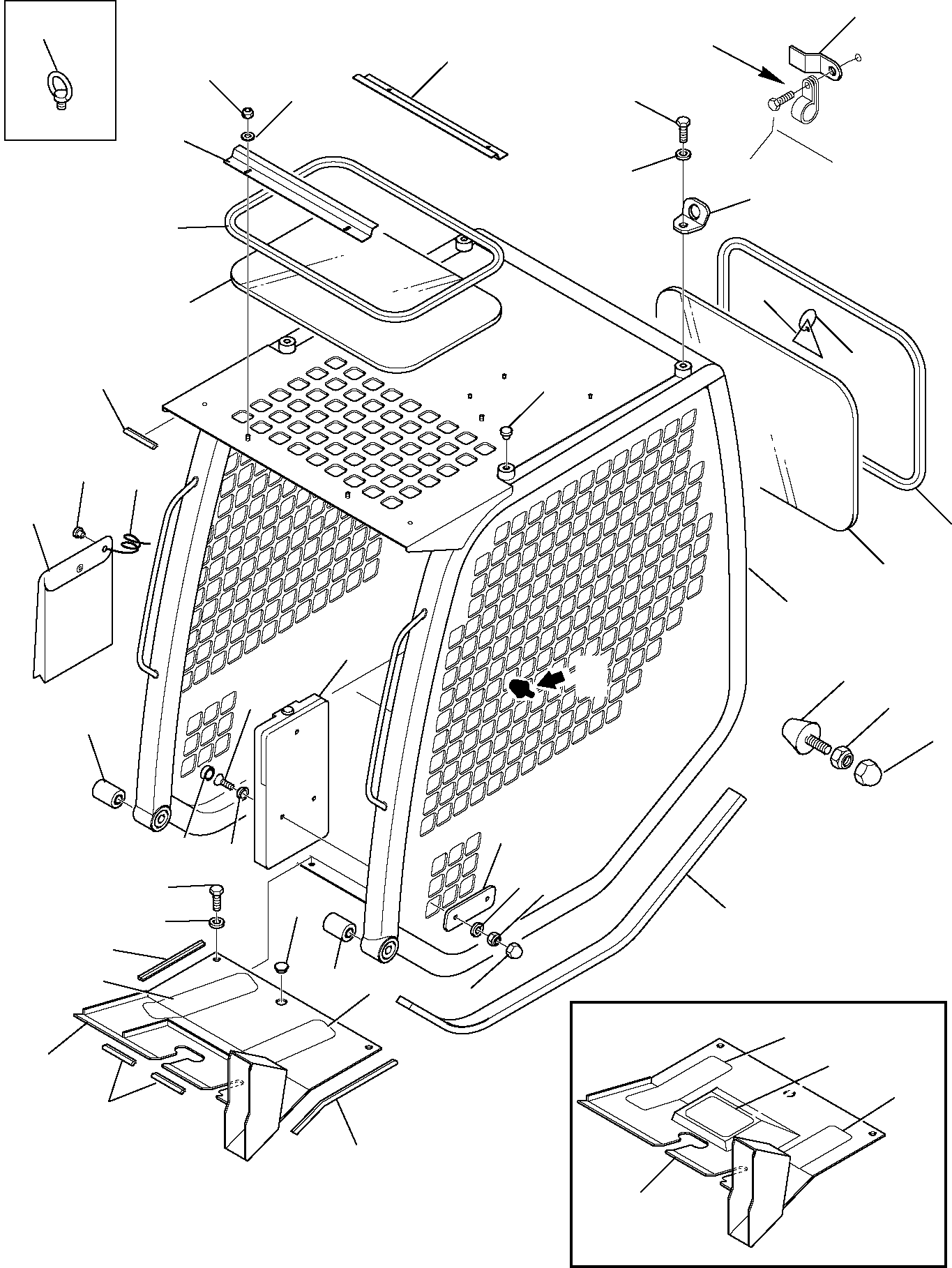 Skid Steer Loaders Komatsu / SK818-5 USA S/N 37BF50003-Up(sk818a) / CAB (1/2)(E-0050 : 5200)