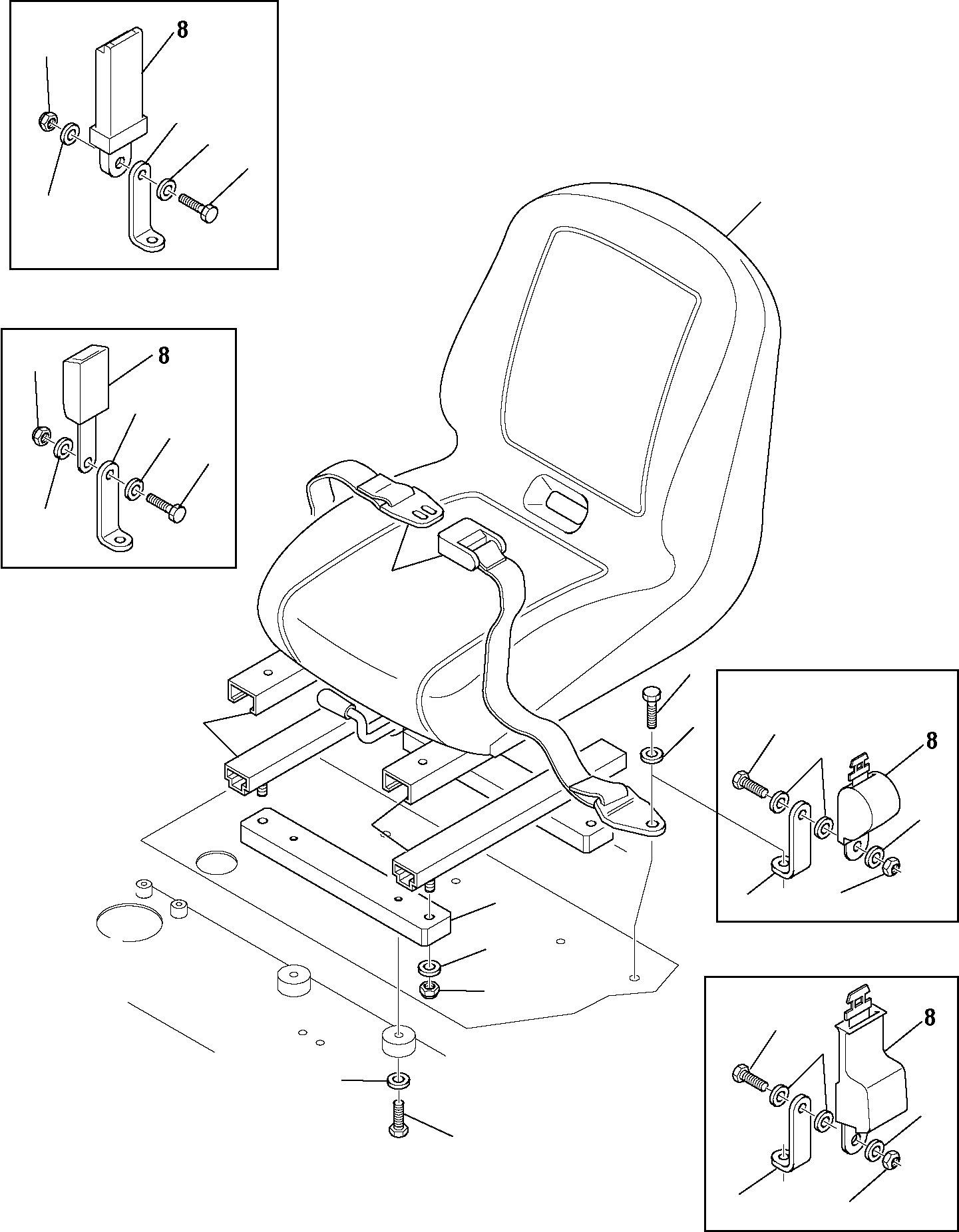Skid Steer Loaders Komatsu / SK818-5 USA S/N 37BF50003-Up(sk818a) / OPERATOR