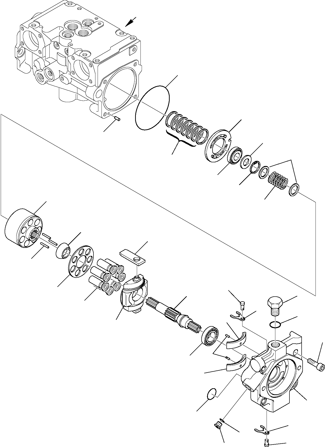 Skid Steer Loaders Komatsu / SK818-5 USA S/N 37BF50003-Up(sk818a) / HYDRAULIC PUMP (STANDARD) (5/12)(F-0060 : 6108)