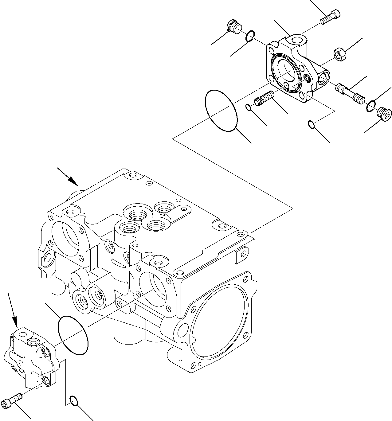 Skid Steer Loaders Komatsu / SK818-5 USA S/N 37BF50003-Up(sk818a) / HYDRAULIC PUMP (STANDARD) (7/12)(F-0080 : 6112)
