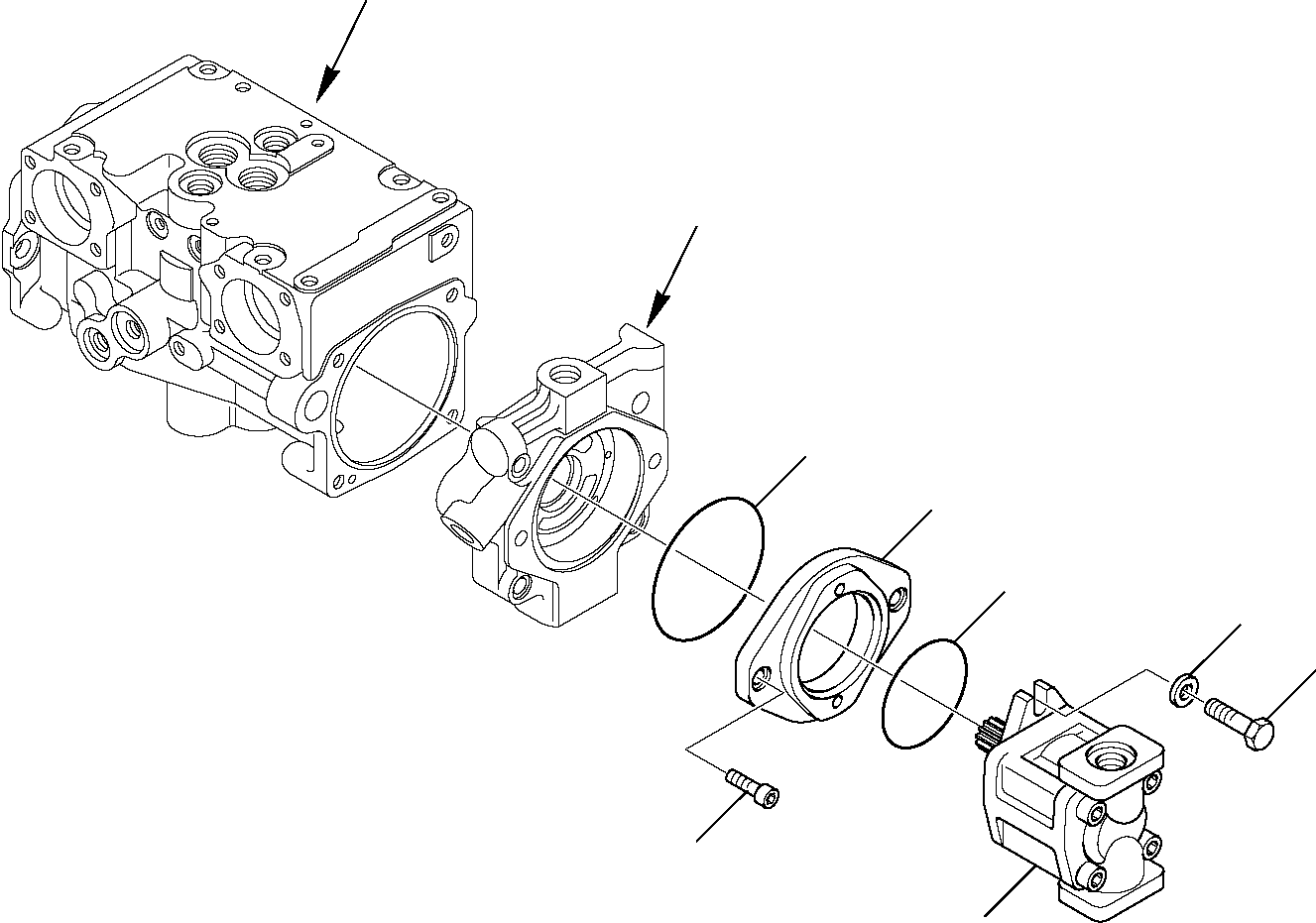 Skid Steer Loaders Komatsu / SK818-5 USA S/N 37BF50003-Up(sk818a) / HYDRAULIC PUMP (STANDARD) (12/12)(F-0130 : 6122)