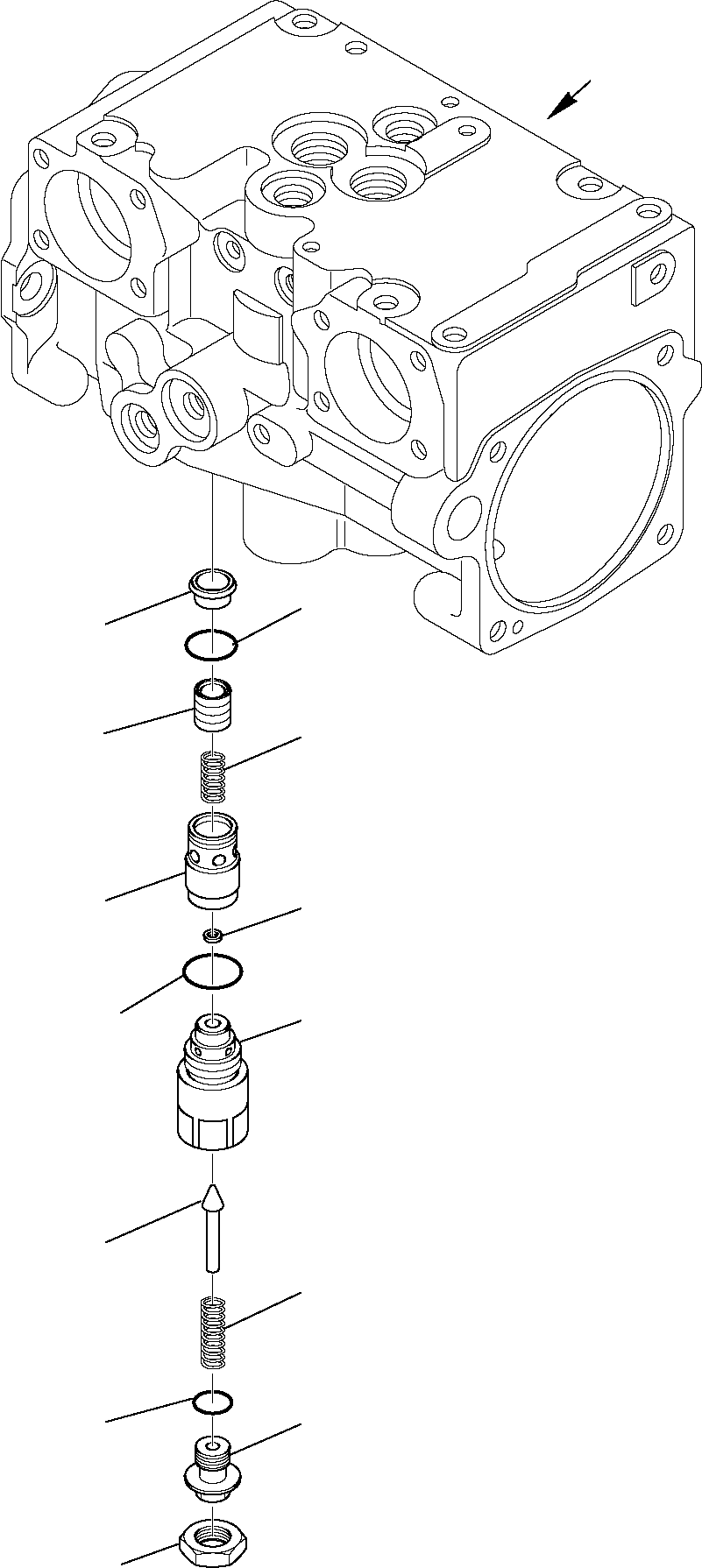 Skid Steer Loaders Komatsu / SK818-5 USA S/N 37BF50003-Up(sk818a) / HYDRAULIC PUMP (HIGH-FLOW) (11/12)(F-0240 : 6144)
