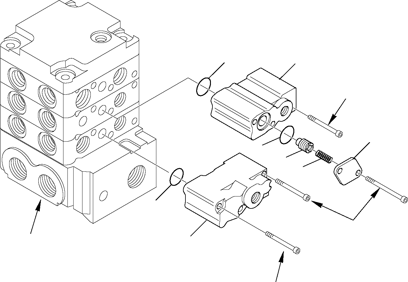 Skid Steer Loaders Komatsu / SK818-5 USA S/N 37BF50003-Up(sk818a) / CONTROL VALVE (STANDARD) (7/11)(F-0320 : 6212)
