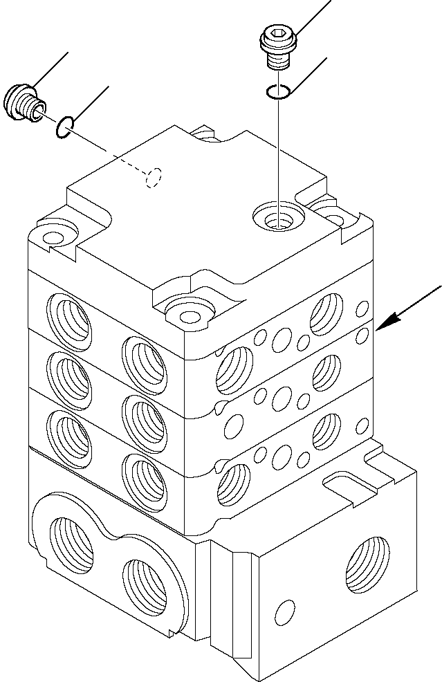 Skid Steer Loaders Komatsu / SK818-5 USA S/N 37BF50003-Up(sk818a) / CONTROL VALVE (STANDARD) (9/11)(F-0340 : 6216)