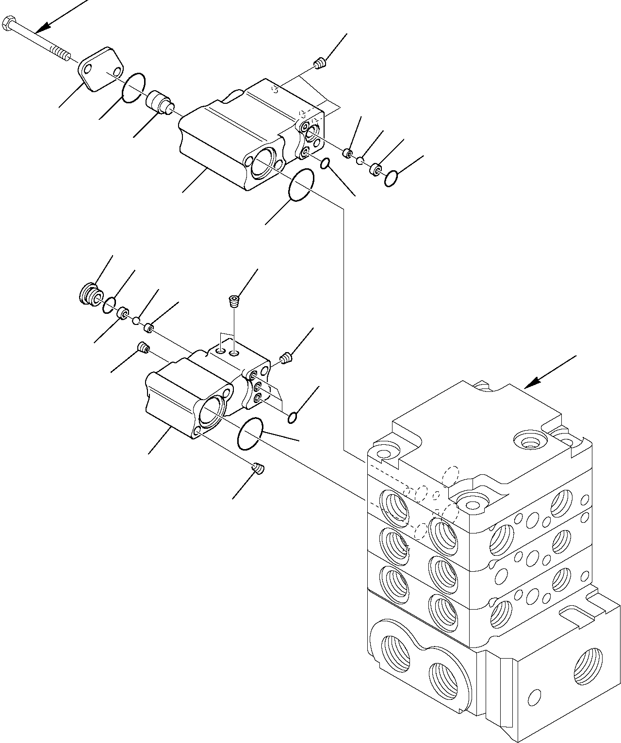 Skid Steer Loaders Komatsu / SK818-5 USA S/N 37BF50003-Up(sk818a) / CONTROL VALVE (FLOAT) (6/11)(F-0420 : 6240)