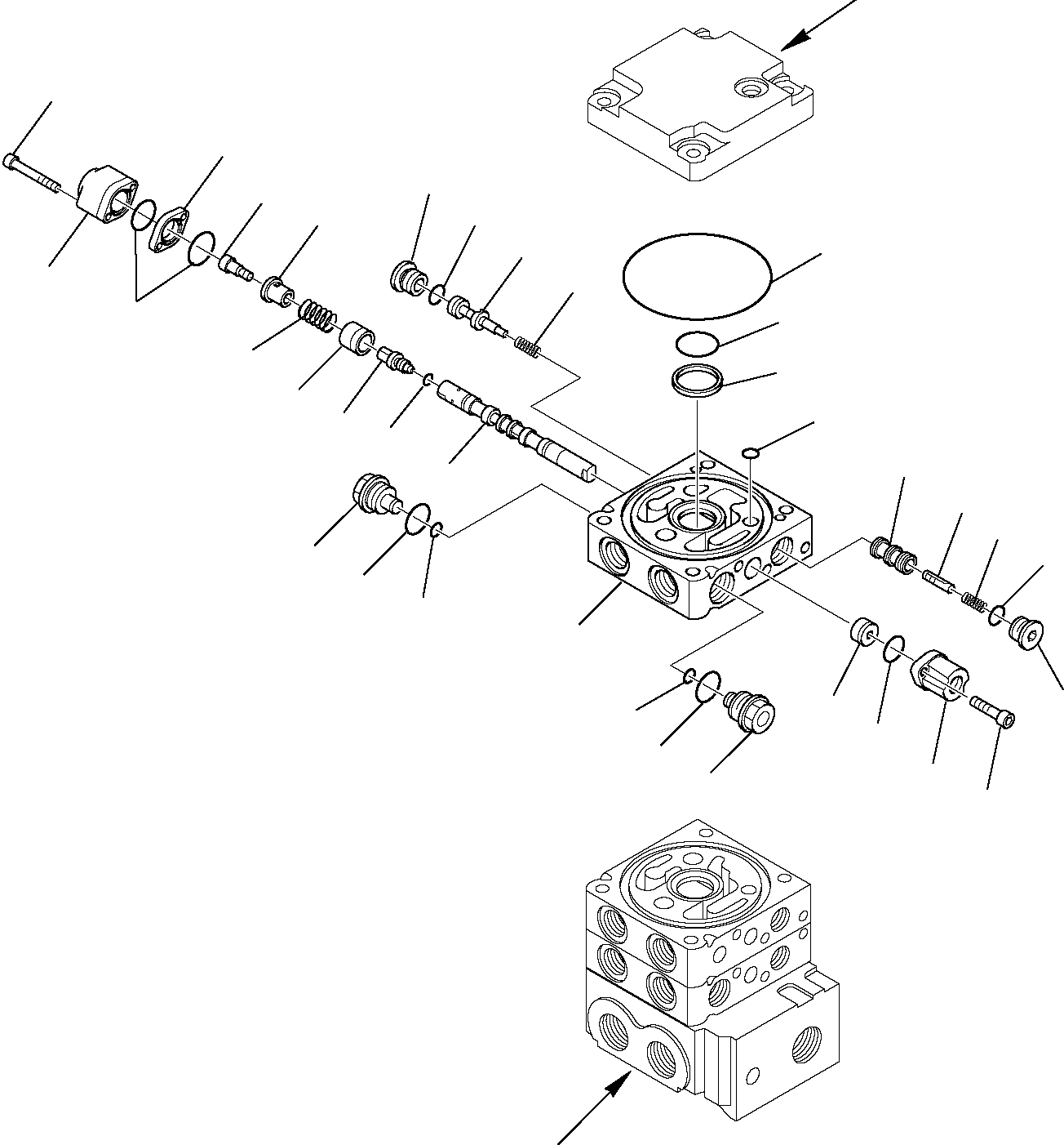 Skid Steer Loaders Komatsu / SK818-5 USA S/N 37BF50003-Up(sk818a) / CONTROL VALVE (FLOAT) (11/11)(F-0470 : 6250)