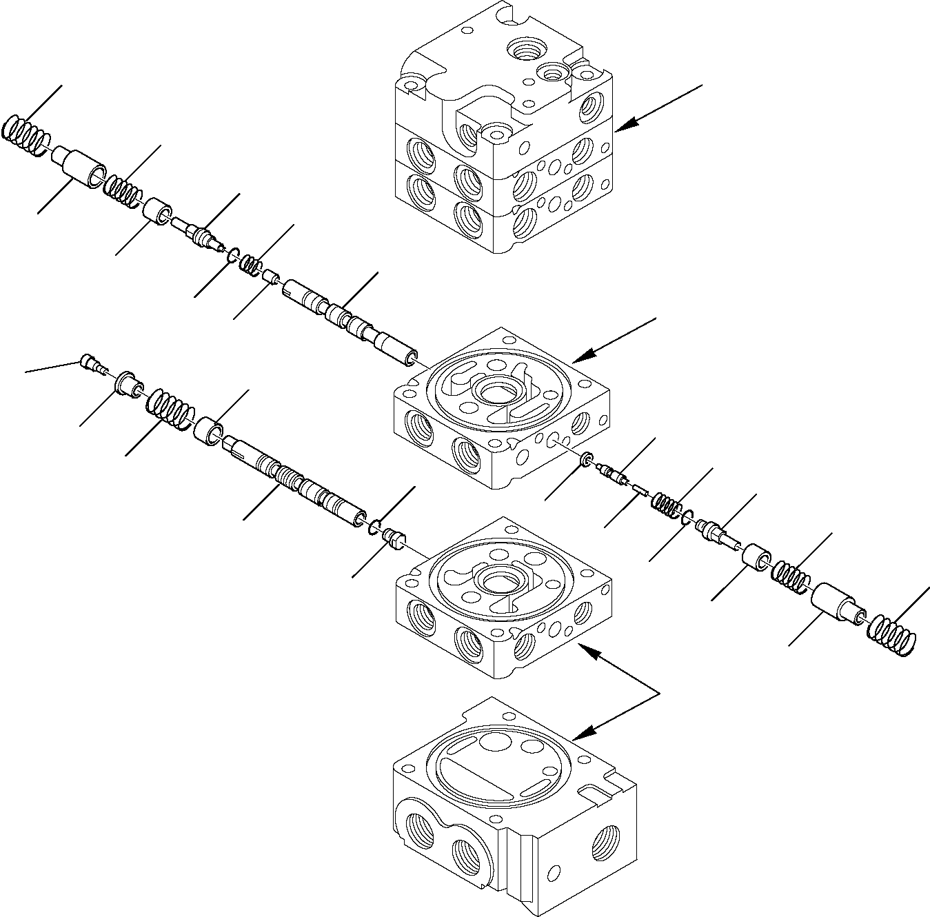 Skid Steer Loaders Komatsu / SK818-5 USA S/N 37BF50003-Up(sk818a) / CONTROL VALVE (SUPER HIGH-FLOW) (2/13)(F-0600 : 6292)