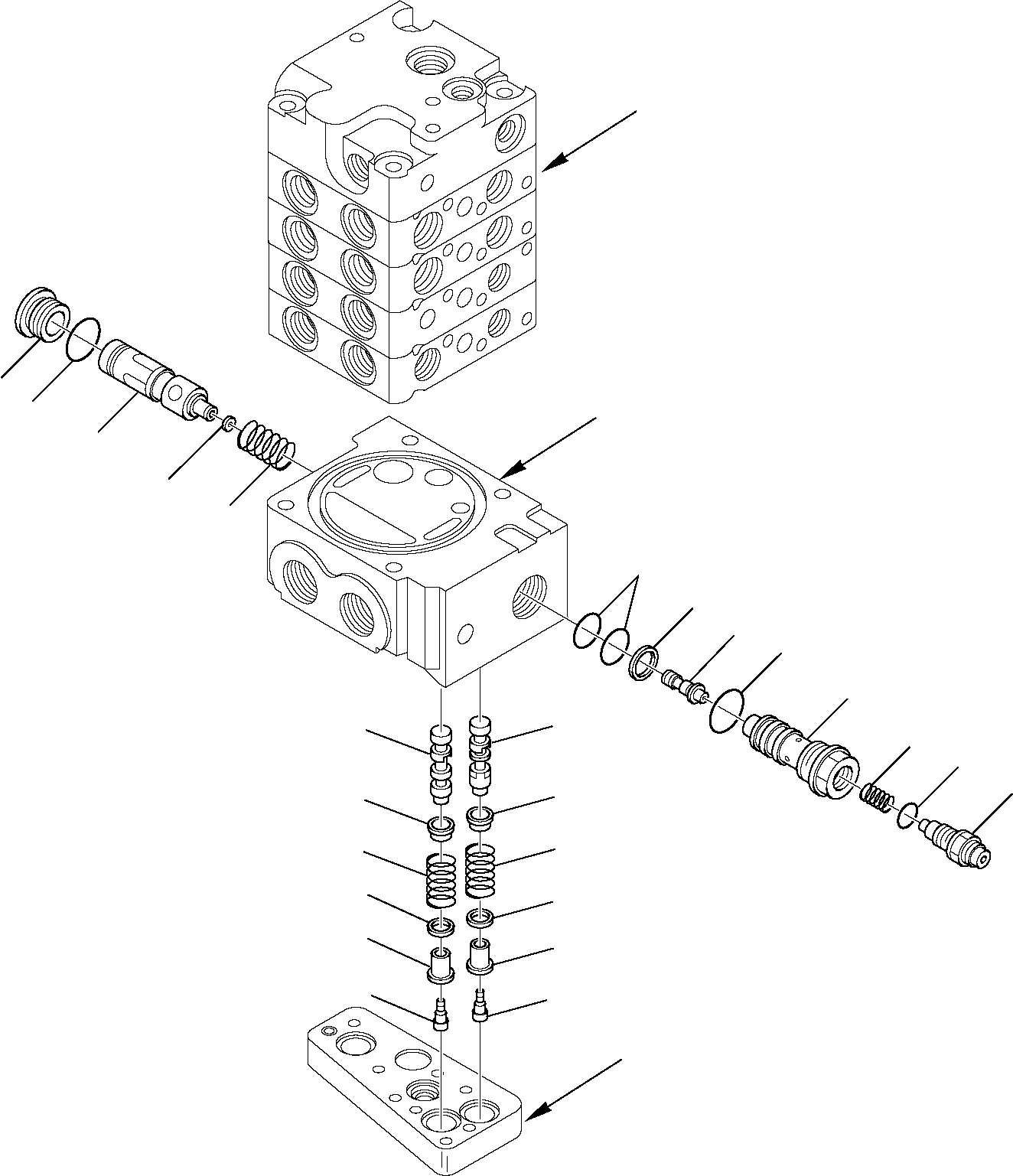 Skid Steer Loaders Komatsu / SK818-5 USA S/N 37BF50003-Up(sk818a) / CONTROL VALVE (SUPER HIGH-FLOW) (3/13)(F-0610 : 6294)