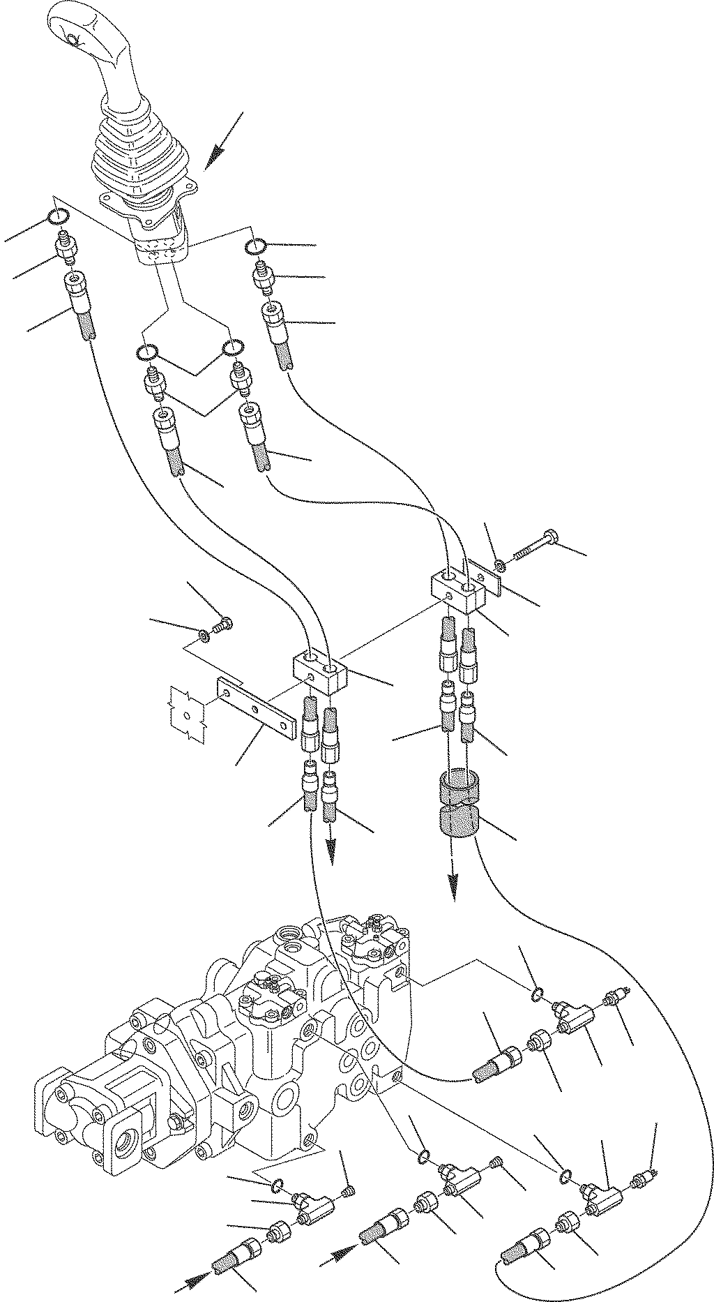 Skid Steer Loaders Komatsu / SK818-5 USA S/N 37BF50003-Up(sk818a) / L.H. SERVOCONTROL(F-1010 : 6560)