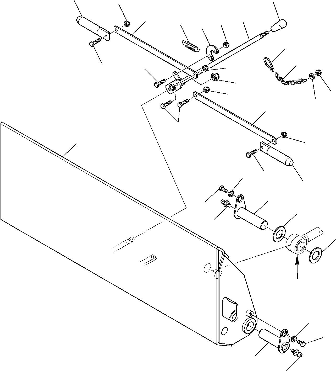 Skid Steer Loaders Komatsu / SK818-5 USA S/N 37BF50003-Up(sk818a) / FRAME, TOOL BAR (OPTIONAL)(G-0060 : 7105)
