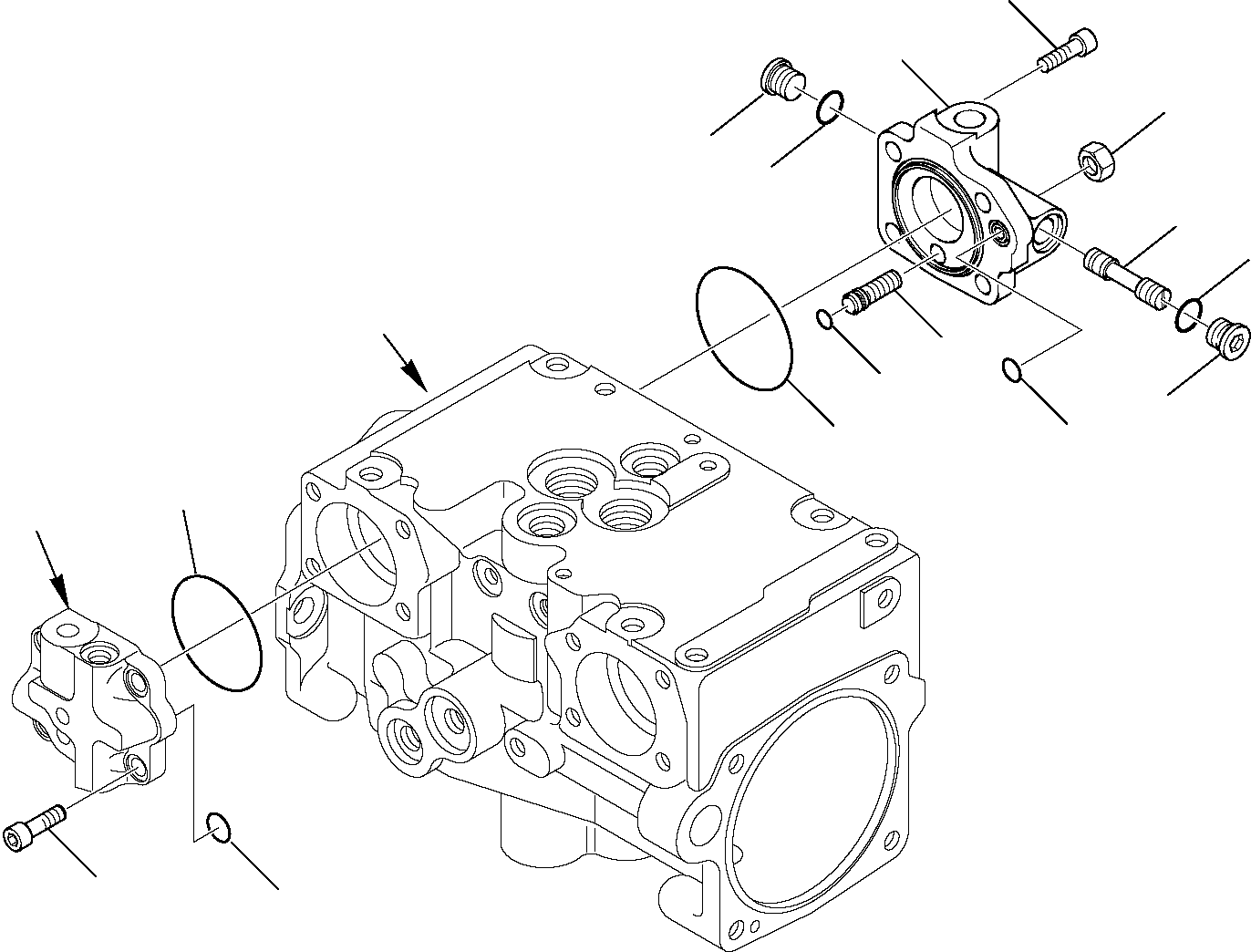 Skid Steer Loaders Komatsu / SK820-5 USA turbo S/N 37BTF50003-Up(sk820ta) / HYDRAULIC PUMP (STANDARD) (4/12)(F-0050 : 6106)
