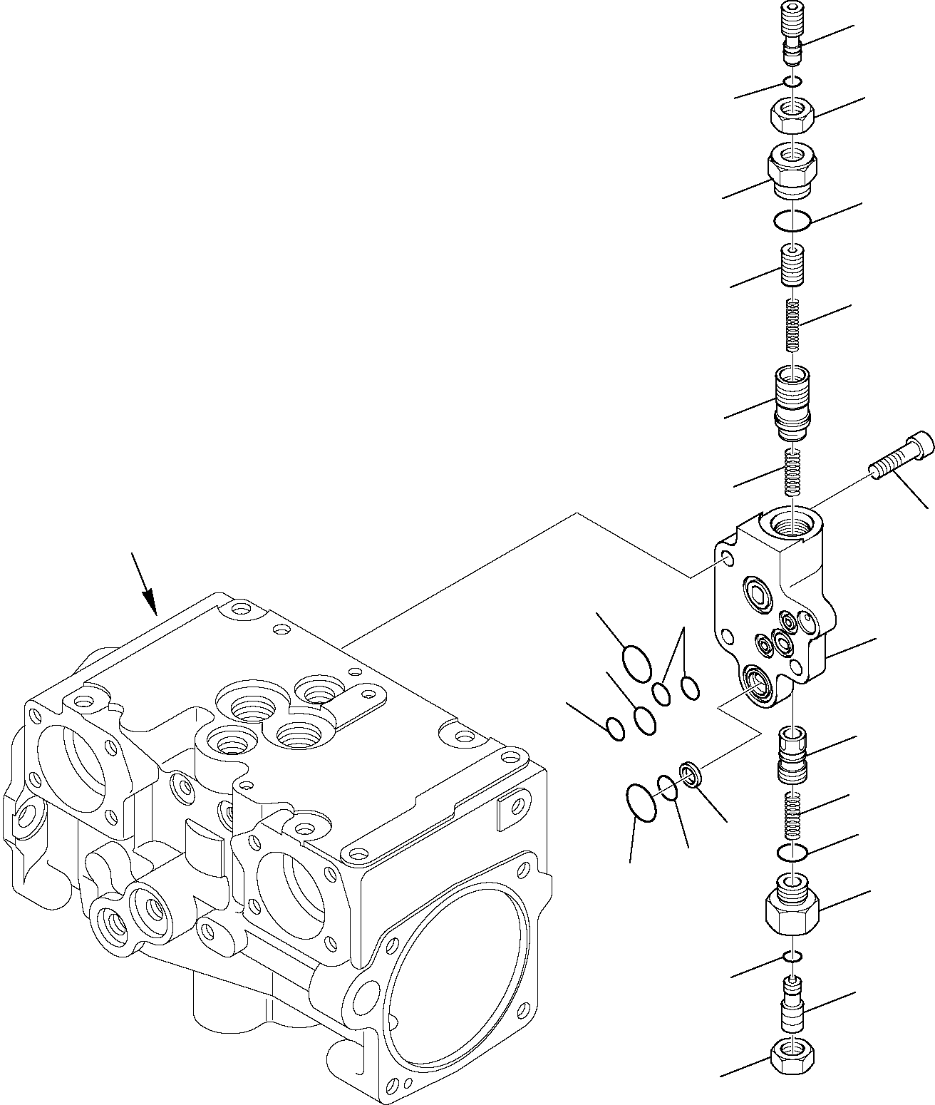 Skid Steer Loaders Komatsu / SK820-5 USA turbo S/N 37BTF50003-Up(sk820ta) / HYDRAULIC PUMP (HIGH-FLOW) (9/12)(F-0220 : 6140)