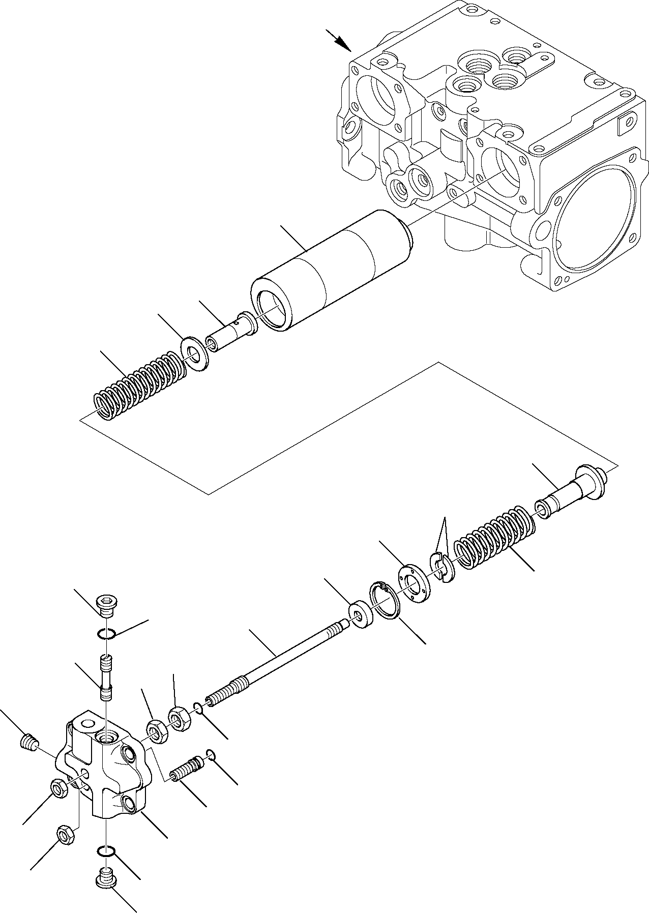 Skid Steer Loaders Komatsu / SK820-5 USA turbo S/N 37BTF50003-Up(sk820ta) / HYDRAULIC PUMP (HIGH-FLOW) (6/12)(F-0190 : 6134)