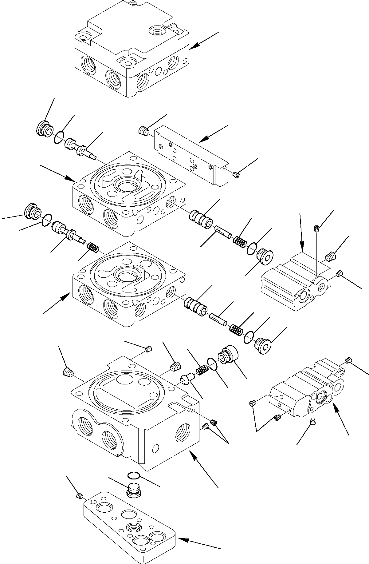 Skid Steer Loaders Komatsu / SK820-5 USA turbo S/N 37BTF50003-Up(sk820ta) / CONTROL VALVE (FLOAT) (5/11)(F-0410 : 6238)