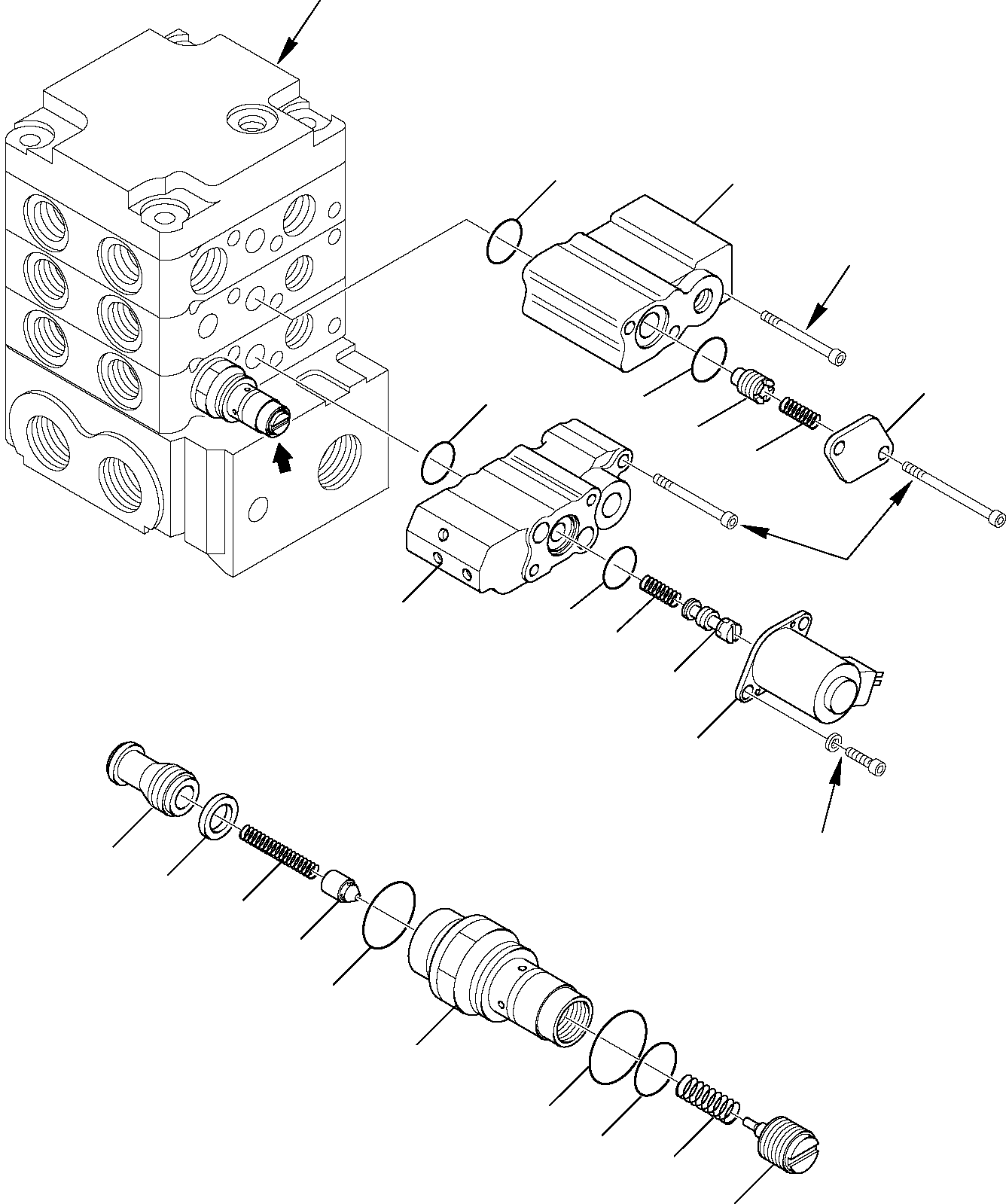 Skid Steer Loaders Komatsu / SK820-5 USA turbo S/N 37BTF50003-Up(sk820ta) / CONTROL VALVE (FLOAT) (7/11)(F-0430 : 6242)