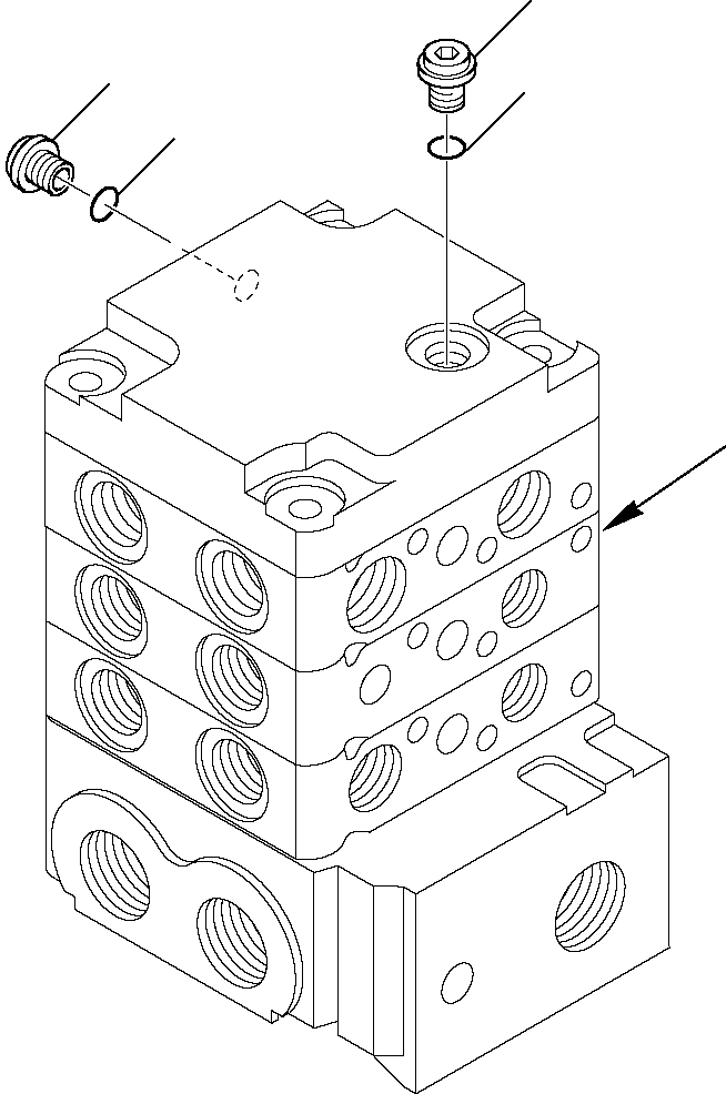 Skid Steer Loaders Komatsu / SK820-5 USA turbo S/N 37BTF50003-Up(sk820ta) / CONTROL VALVE (FLOAT) (9/11)(F-0450 : 6246)