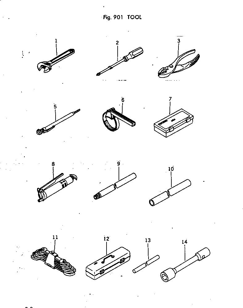 Wheel Loaders Komatsu / W20-1 S/N 10001-UP(w20-1c) / TOOL(270010 : 901)