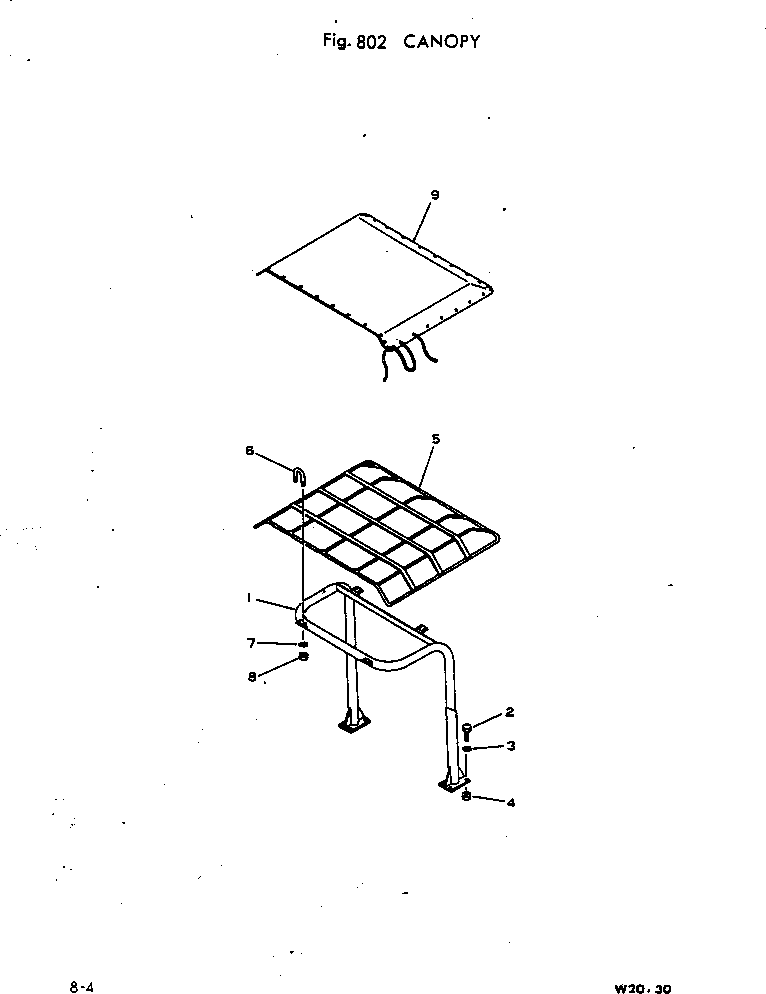 Wheel Loaders Komatsu / W30-1 S/N 10001-UP(w30-1c) / CANOPY(240020 : 802)