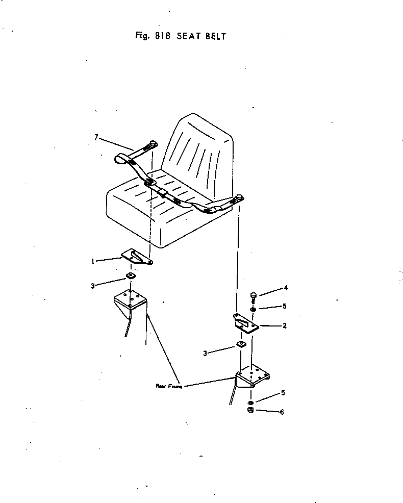 Wheel Loaders Komatsu / W30-1 S/N 10001-UP(w30-1c) / SEAT BELT(240100 : 818)