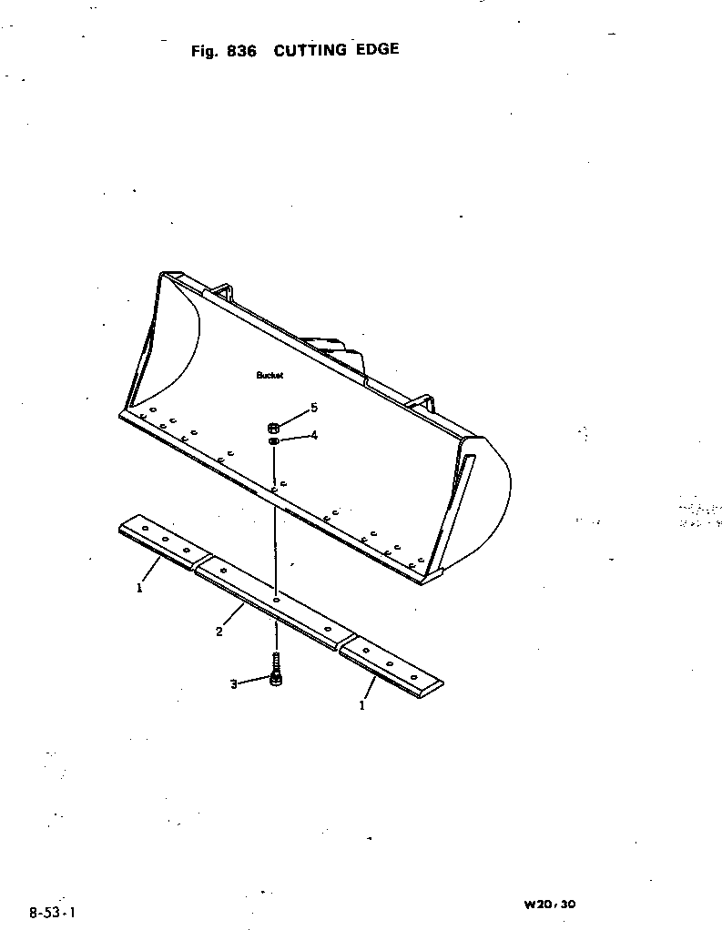 Wheel Loaders Komatsu / W30-1 S/N 10001-UP(w30-1c) / CUTTING EDGE(240210 : 836)