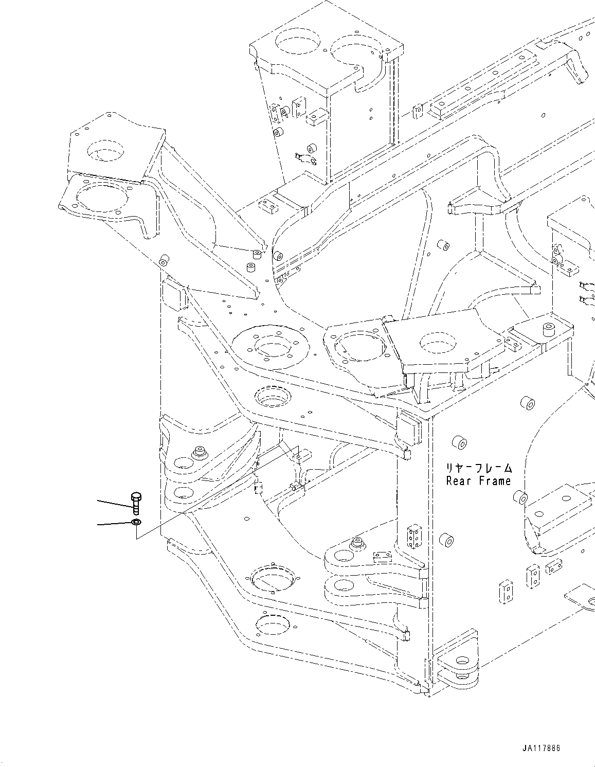Komatsu parts book diagram for WA475-11E0 S/N H30051-UP: ENGINE WIRING HARNESS, WITHOUT PRECLEANER TURBO II, WIRING HARNESS MOUNTING