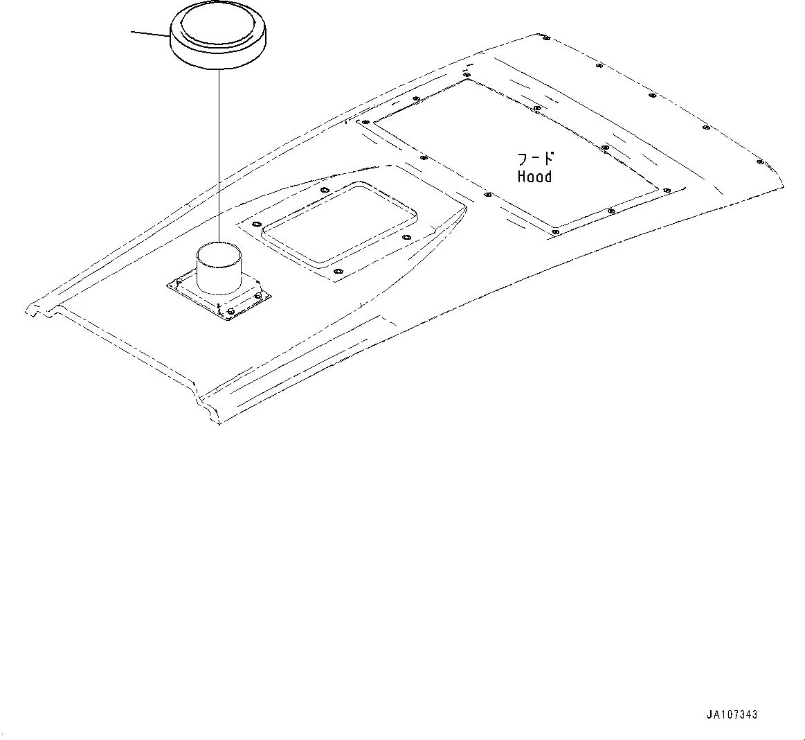 Komatsu parts book diagram for WA475-11E0 S/N H30051-UP: ENGINE WIRING HARNESS, WITHOUT PRECLEANER TURBO II, AIR CLEANER CAP