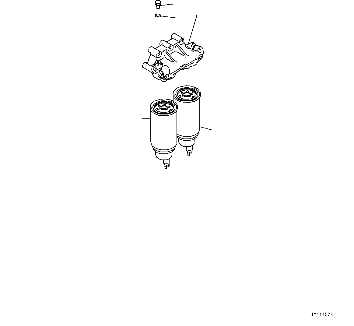 Komatsu parts book diagram for WA475-11E0 S/N H30051-UP: FUEL TANK, INNER PARTS, FUEL PREFILTER