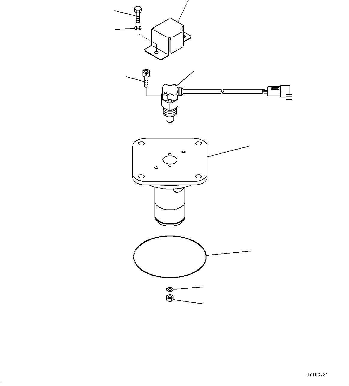 Komatsu parts book diagram for WA475-11E0 S/N H30051-UP: HYDRAULIC TANK, BYPASS VALVE