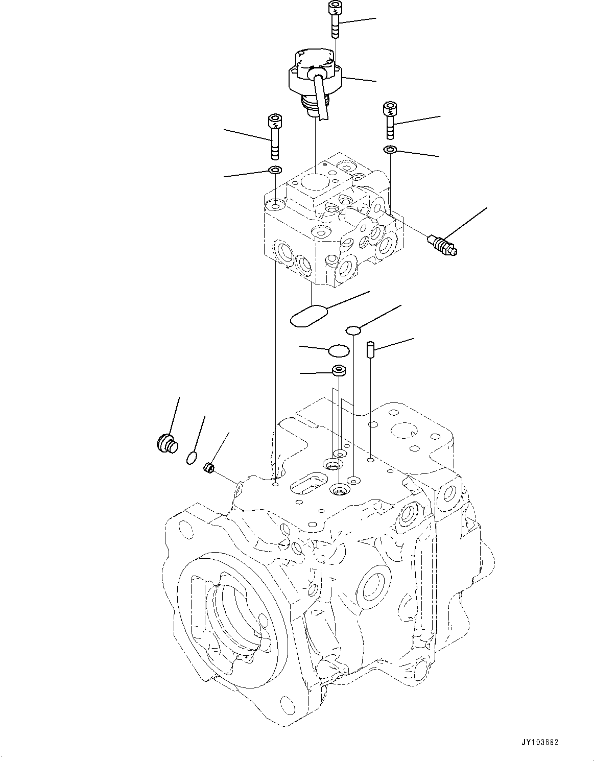 Komatsu parts book diagram for WA475-11E0 S/N H30051-UP: HYDRAULIC PUMP, WITH AFJS, PISTON PUMP (17/22)