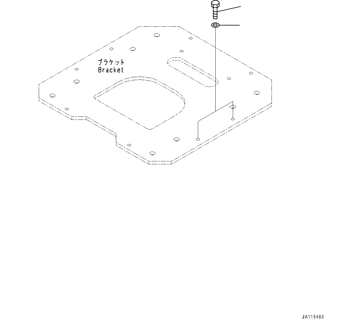 Komatsu parts book diagram for WA475-11E0 S/N H30051-UP: LOADER CONTROL UNIT, WITH 3-EPC LEVER LOADER CONTROL, WITHOUT AFJS, BOLT
