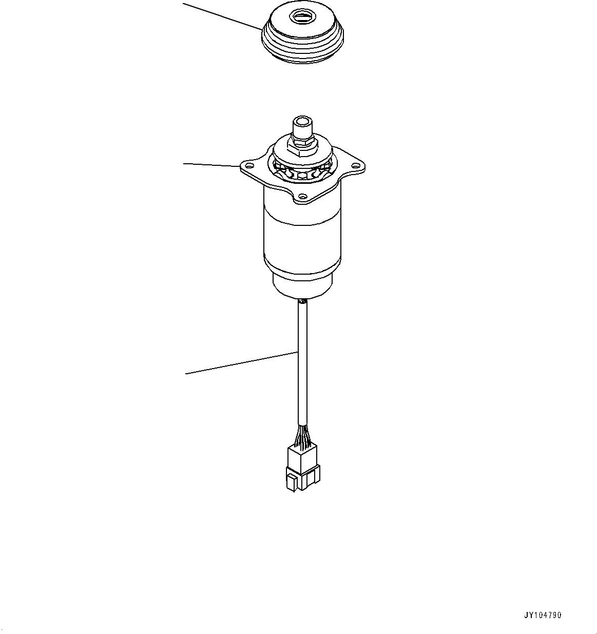 Komatsu parts book diagram for WA475-11E0 S/N H30051-UP: LOADER CONTROL UNIT, WITH EPC MULTI-FUNCTION MONO LEVER PCS, WITH AFJS, ELECTRIC LEVER (1/2) (FOR WORK EQUIPMENT)