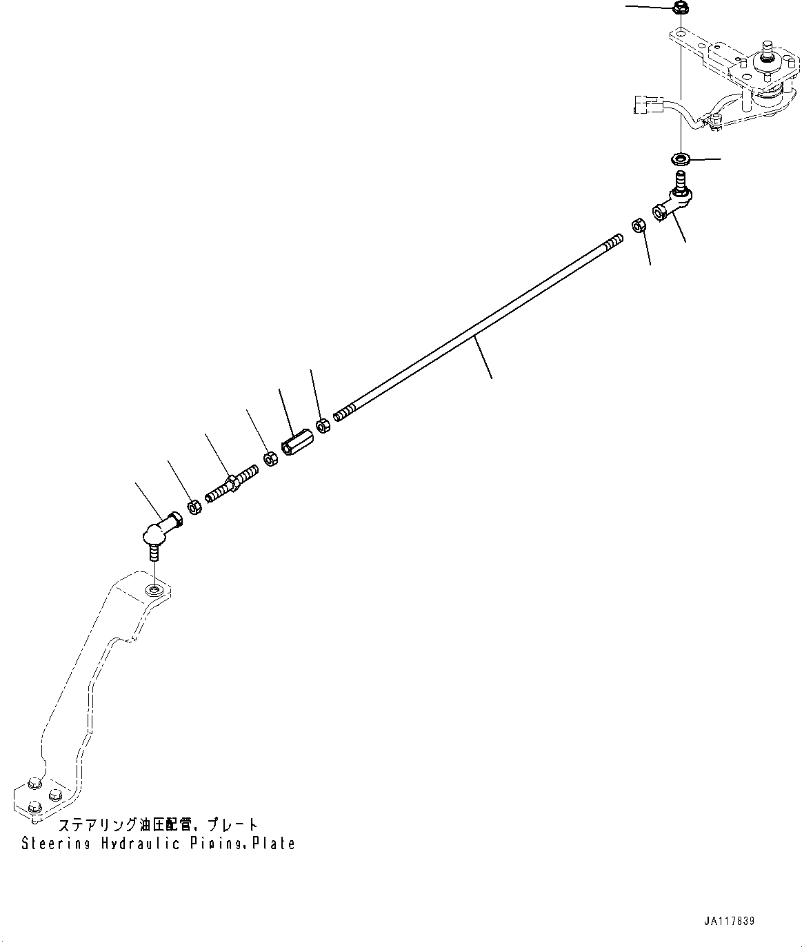 Komatsu parts book diagram for WA475-11E0 S/N H30051-UP: LOADER CONTROL UNIT, WITH 2-EPC LEVER LOADER CONTROL, WITH AFJS, AFJS JOINT