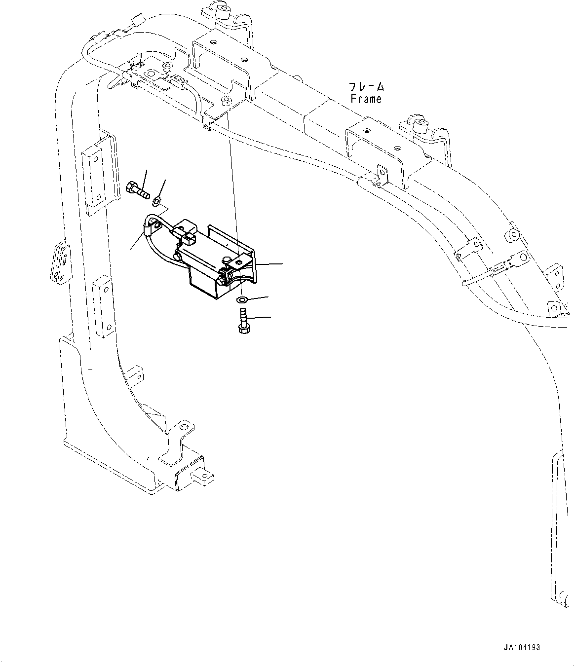 Komatsu parts book diagram for WA475-11E0 S/N H30051-UP: ENGINE HOOD, BACKUP ALARM