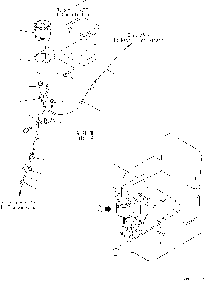 Wheel Loaders Komatsu / WA100-3A-SN S/N 53001-UP(wa100-4r) / FLOOR (TACHOGRAPH) (WITH 2-PERSONS CAB)(241020 : K4200-04A4)